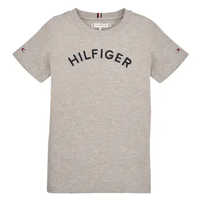 Tommy Hilfiger U HILFIGER ARCHED TEE Rövid ujjú pólók Szürke