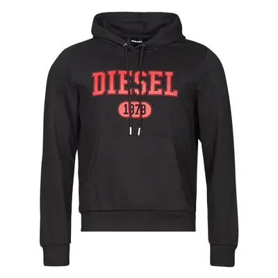 Diesel S-GINN-HOOD-K25 Pulóverek Fekete