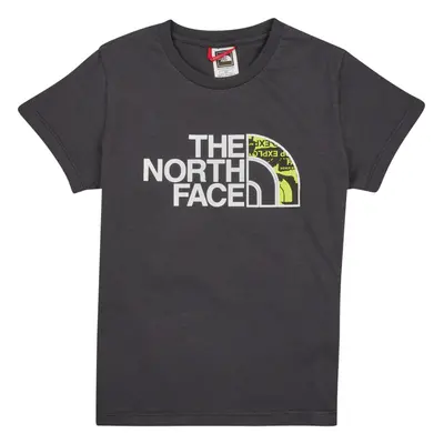 The North Face Boys S/S Easy Tee Rövid ujjú pólók Fekete