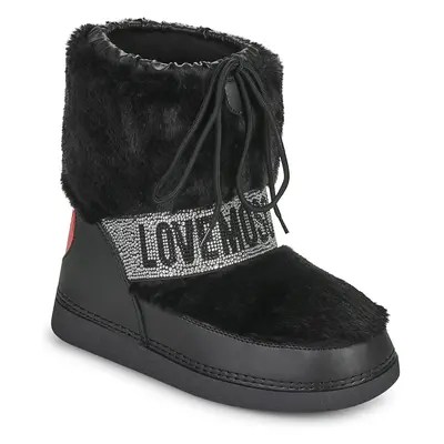 Love Moschino SKI BOOT Hótaposók Fekete