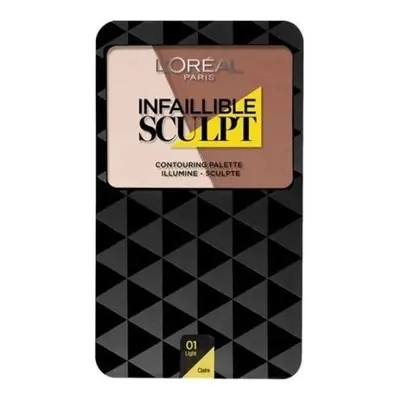 L'oréal Infallible Sculpt Contouring Palette - 01 Claire Highlighters Bézs