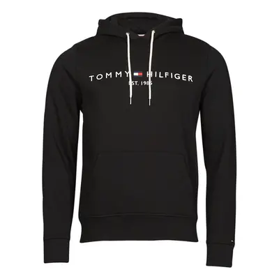 Tommy Hilfiger TOMMY LOGO HOODY Pulóverek Fekete