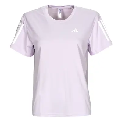 adidas OWN THE RUN TEE Rövid ujjú pólók Lila