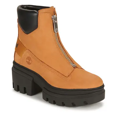 Timberland EVERLEIGH BOOT FRONT ZIP Csizmák Barna