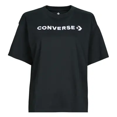 Converse WORDMARK RELAXED TEE Rövid ujjú pólók Fekete