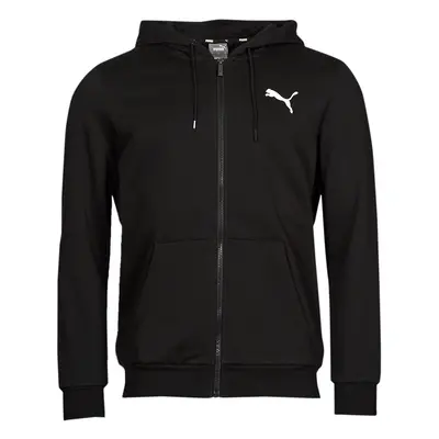 Puma ESS FZ HOODED JACKET FL Pulóverek Fekete