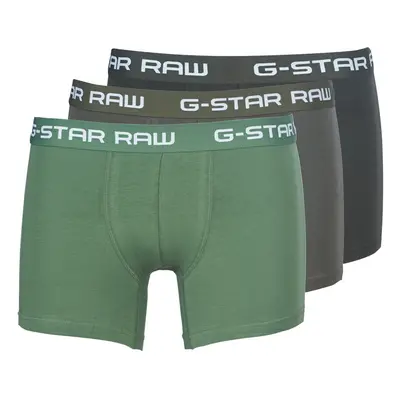 G-Star Raw CLASSIC TRUNK CLR 3 PACK Boxerek Zöld