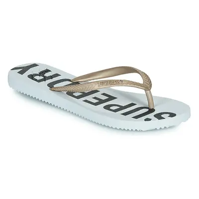 Superdry Code Essential Flip Flop Lábujjközös papucsok Fehér