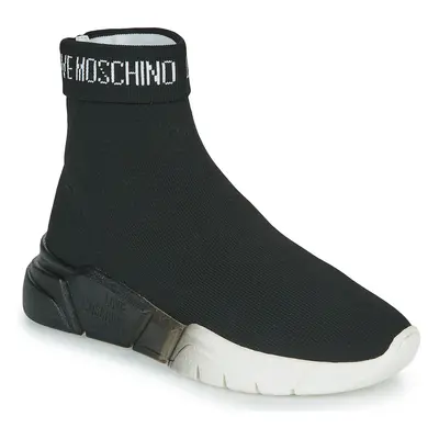 Love Moschino LOVE MOSCHINO SOCKS Magas szárú edzőcipők Fekete