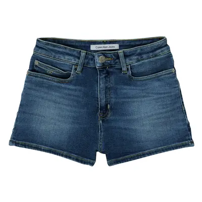 Calvin Klein Jeans RELAXED HR SHORT MID BLUE Rövidnadrágok Kék