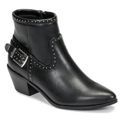 Only TOBIO-7 PU STUD BOOT Bokacsizmák Fekete