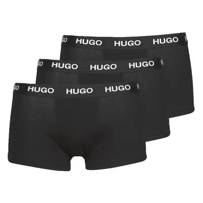 HUGO TRUNK TRIPLET PACK Boxerek Fekete