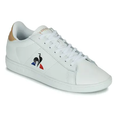 Le Coq Sportif COURTSET Rövid szárú edzőcipők Fehér