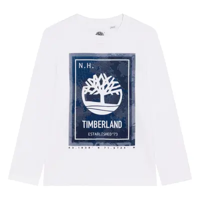 Timberland T25T39-10B Hosszú ujjú pólók Fehér