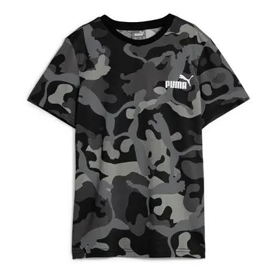 Puma ESS+ CAMO TEE B Rövid ujjú pólók Fekete