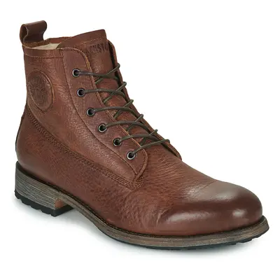 Blackstone MID LACE UP BOOT FUR Csizmák Barna