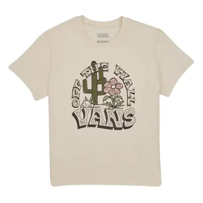 Vans OUTDOOR CACTUS CREW Rövid ujjú pólók Fehér