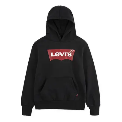 Levis BATWING SCREENPRINT HOODIE Pulóverek Fekete