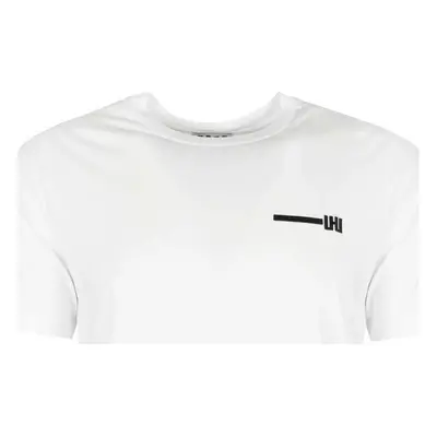 Les Hommes UHT214 700P | Typography T-Shirt Rövid ujjú pólók Fekete