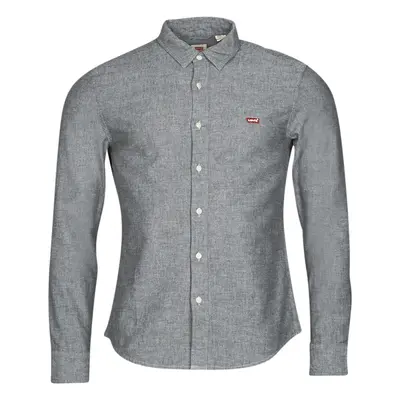 Levis LS BATTERY HM SHIRT SLIM Hosszú ujjú ingek Fekete