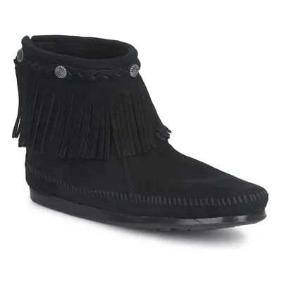 Minnetonka HI TOP BACK ZIP BOOT Csizmák Fekete