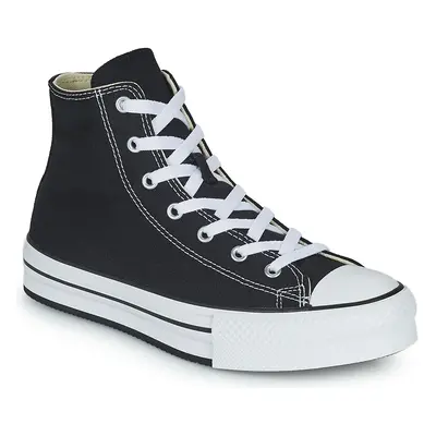 Converse Chuck Taylor All Star EVA Lift Foundation Hi Magas szárú edzőcipők Fekete