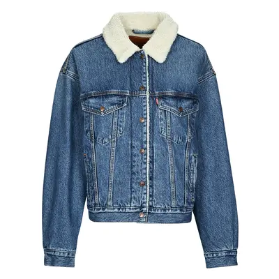 Levis 90S SHERPA TRUCKER Farmerkabátok Kék