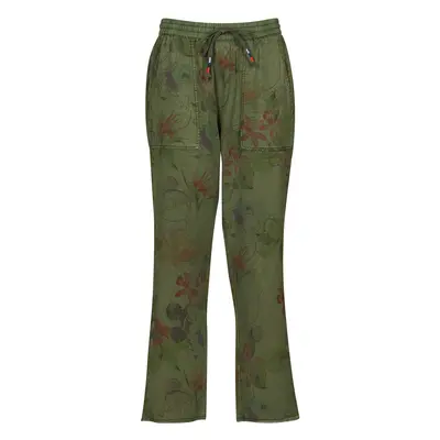 Desigual PANT_MICKEY CAMO FLOWERS Nadrágok Keki