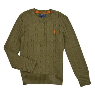 Polo Ralph Lauren LS CABLE CN-TOPS-SWEATER Pulóverek Keki