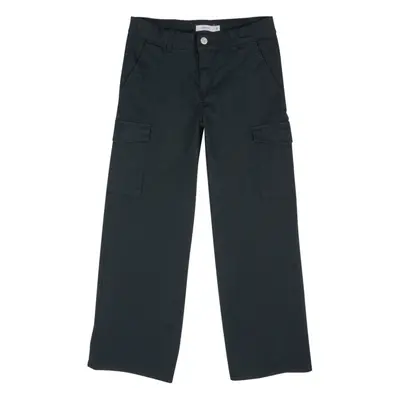 Name it NKFROSE WIDE TWILL CARGO 8108-BA Oldalzsebes nadrágok Fekete