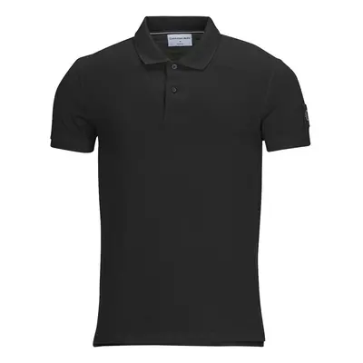 Calvin Klein Jeans BADGE POLO Rövid ujjú galléros pólók Fekete