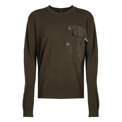 Les Hommes LKK102-606A | Classic Fit Jumper Pulóverek Zöld