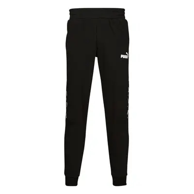 Puma ESS TAPE SWEATPANT Futónadrágok / Melegítők Fekete