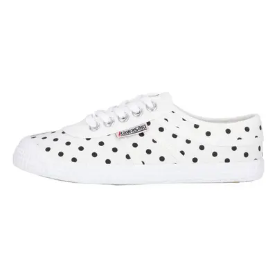 Kawasaki Polka Canvas Shoe 1024 Marshmallow Divat edzőcipők Fehér