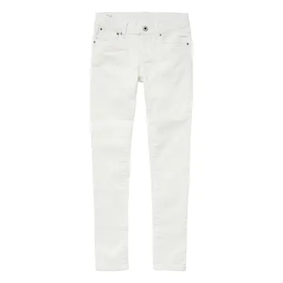 Pepe jeans PIXLETTE Skinny farmerek Fehér