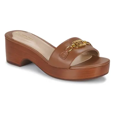 Lauren Ralph Lauren ROXANNE-SANDALS-FLAT SANDAL Papucsok Barna