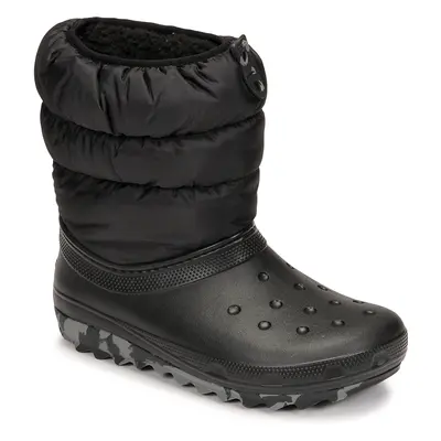 Crocs Classic Neo Puff Boot K Hótaposók Fekete