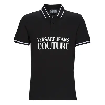 Versace Jeans Couture GAGT03-899 Rövid ujjú galléros pólók Fekete