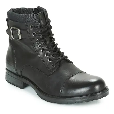 Jack & Jones ALBANY LEATHER Csizmák Fekete