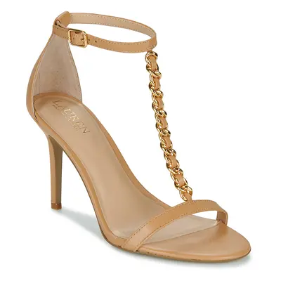 Lauren Ralph Lauren KATE-SANDALS-HEEL SANDAL Szandálok / Saruk Bézs