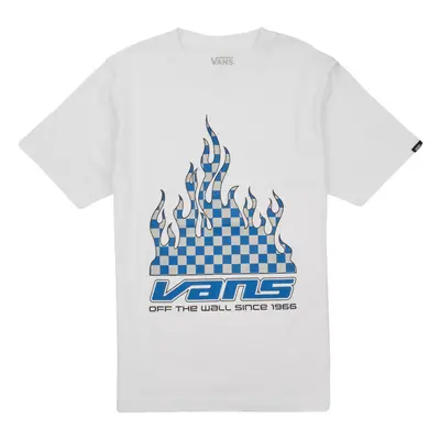 Vans REFLECTIVE CHECKERBOARD FLAME SS Rövid ujjú pólók Fehér