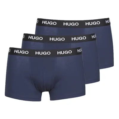 HUGO TRUNK TRIPLET PACK Boxerek Kék