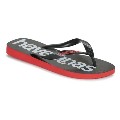 Havaianas TOP LOGOMANIA 2 Lábujjközös papucsok Piros