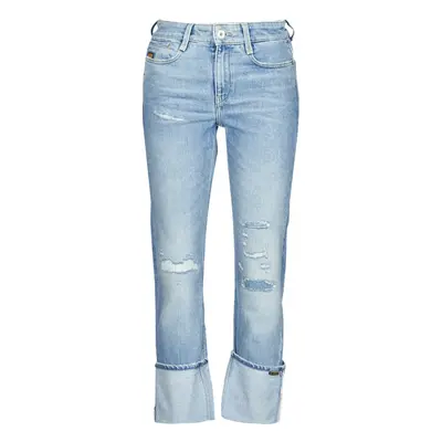 G-Star Raw NOXER HIGH STRAIGHT WMN Egyenes szárú farmerek Kék