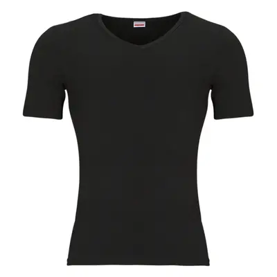 Damart CLASSIC SHORT SLEEVE V-NECK T SHIRT GRADE 3 Aláöltözetek Fekete