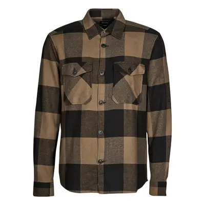 Only & Sons ONSMILO LS CHECK OVERSHIRT Hosszú ujjú ingek Barna