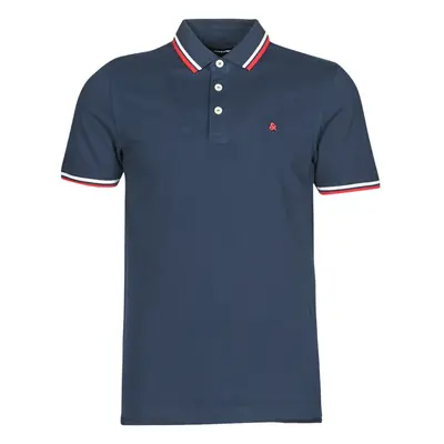 Jack & Jones JJEPAULOS Rövid ujjú galléros pólók Kék