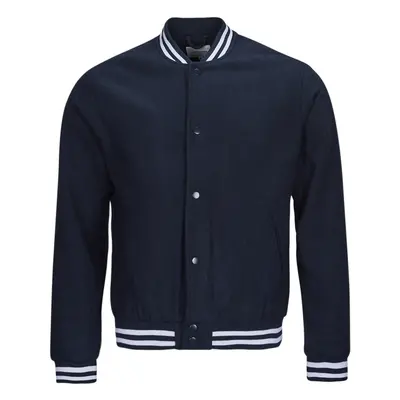 Jack & Jones JJZAC WOOL BOMBER Dzsekik Tengerész