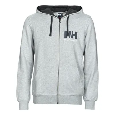 Helly Hansen HH LOGO FULL ZIP HOODIE Dzsekik Szürke