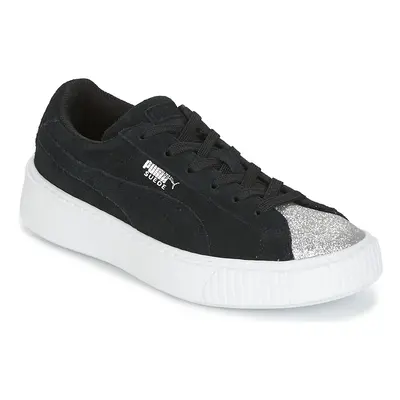 Puma SUEDE PLATFORM GLAM PS Rövid szárú edzőcipők Fekete